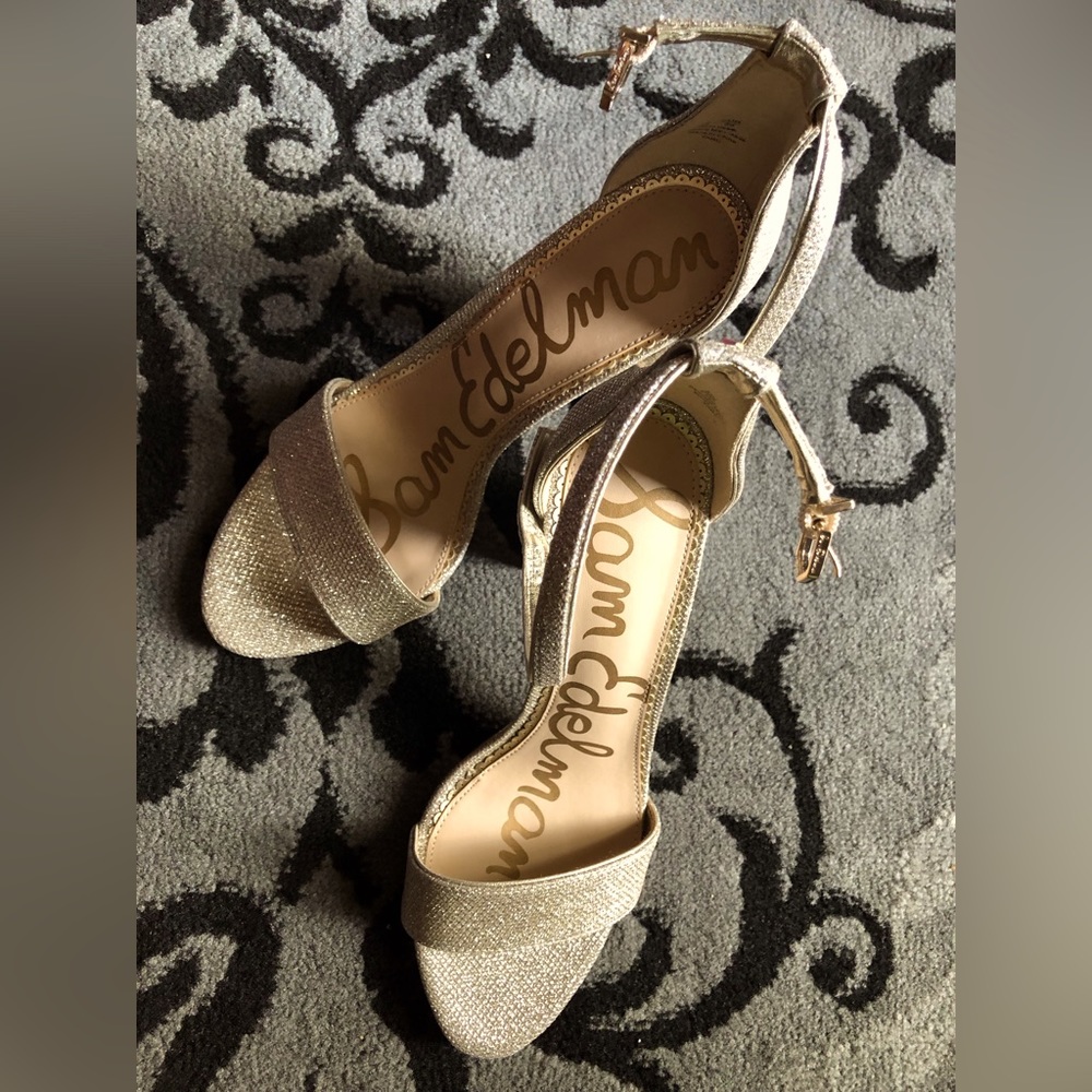 Sam Edelman Yaro, LT gold mesh 9M New never worn